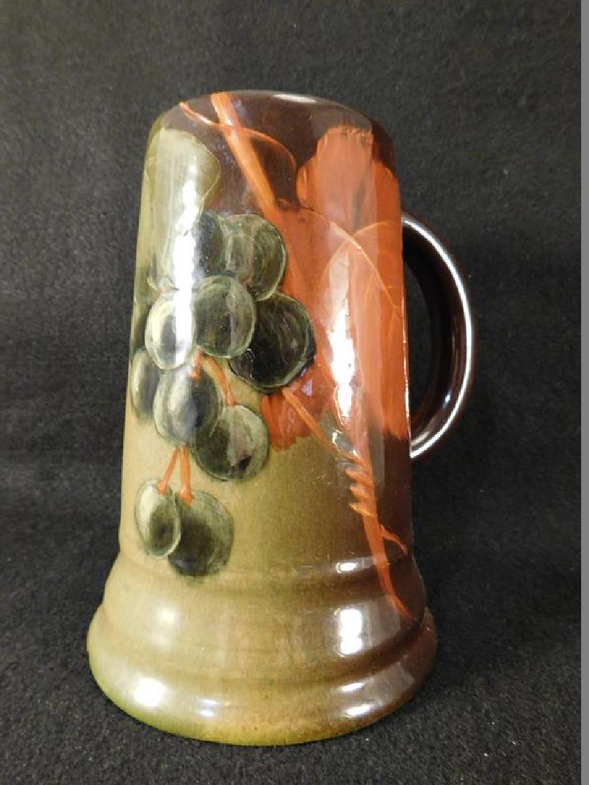 WELLER POTTERY LOUWELSA MUG STEIN (YES, WE SHIP!): Thank you for attending HATMAN AUCTIONS! This auctions consists of several lots of antiques, advertising, ephemera, rare rocks, Fenton, Hummel, Disney and other collectibles. Please see photos for mea