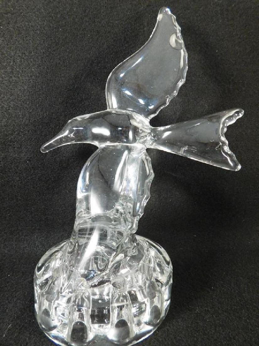 GLASS BIRD FLOWER FROG ART DECO NOUVEAU (YES, WE SHIP!) (1 of 2)