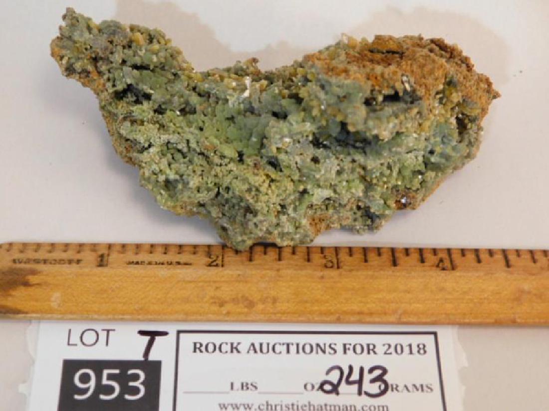 WULFENITIE ROCK STONE LAPIDARY SPECIMEN " (YES, WE: Thank you for attending HATMAN AUCTIONS! This auctions consists of several lots of antiques, advertising, ephemera, rare rocks, Fenton, Hummel, Disney and other collectibles. Please see photos for mea