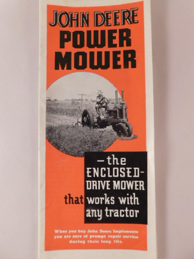 JOHN DEERE EPHEMERA FARM AGRICULTURE CATALOG BROCHURE (1 of 3)