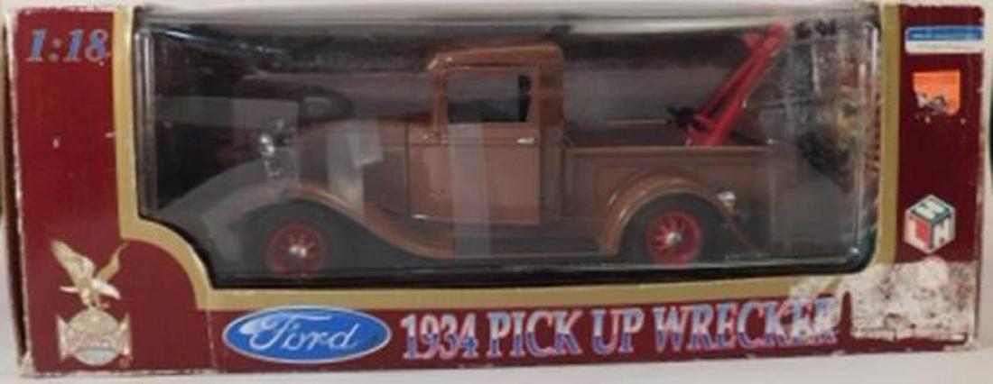 1934 FORD PICKUP WRECKER DIE CAST TRUCK ANTIQUES AND: 1934 FORD PICKUP WRECKER DIE CAST TRUCK ANTIQUES AND COLLECTIBLES (YES, WE SHIP!)