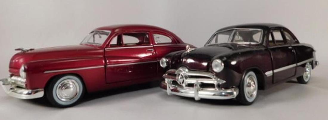 1947 MERCURY COUPE AND 1949 FORD COUPE DIE CAST CARS (1 of 5)