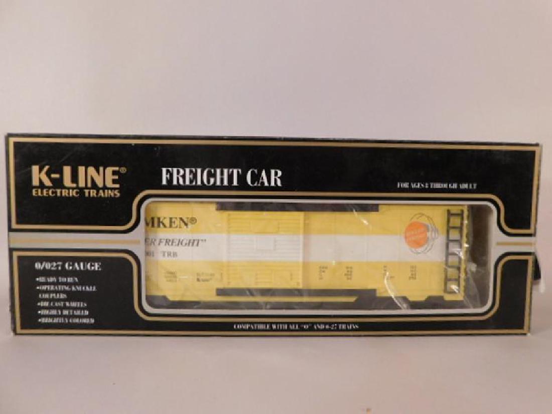 LIONEL TRAIN FREIGHT K-LINE FREIGHT CAR TIMKEN ROLLER (1 of 3)