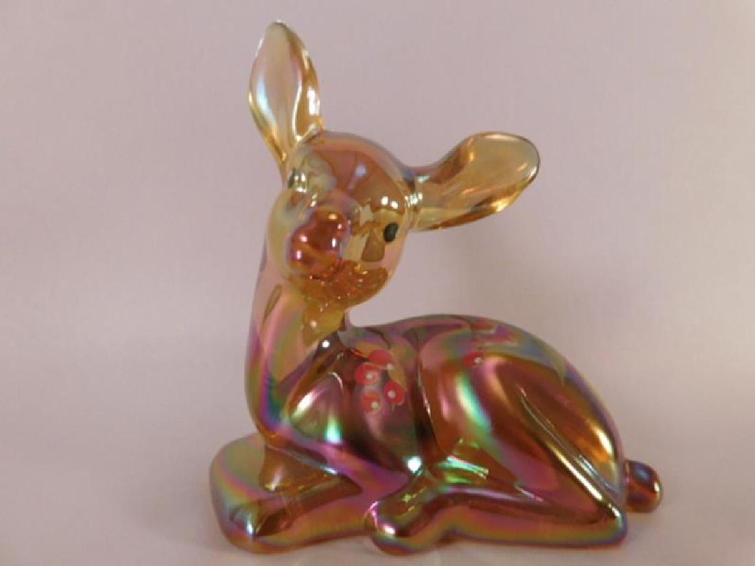 FENTON ART GLASS USA HANDPAINTED DEER (YES, WE SHIP!) (1 of 5)