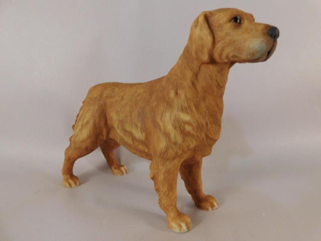 DOG BY ANDREA BY SADEK HAND MADE AND HAND PAINTED: DOG BY ANDREA BY SADEK HAND MADE AND HAND PAINTED FIGURINE (YES, WE SHIP!)