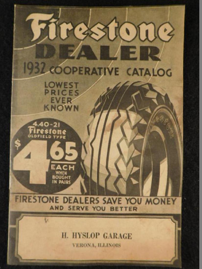 AGRICULTURE EPHEMERA FIRESTONE DEALER 1932  CATALOG (1 of 3)