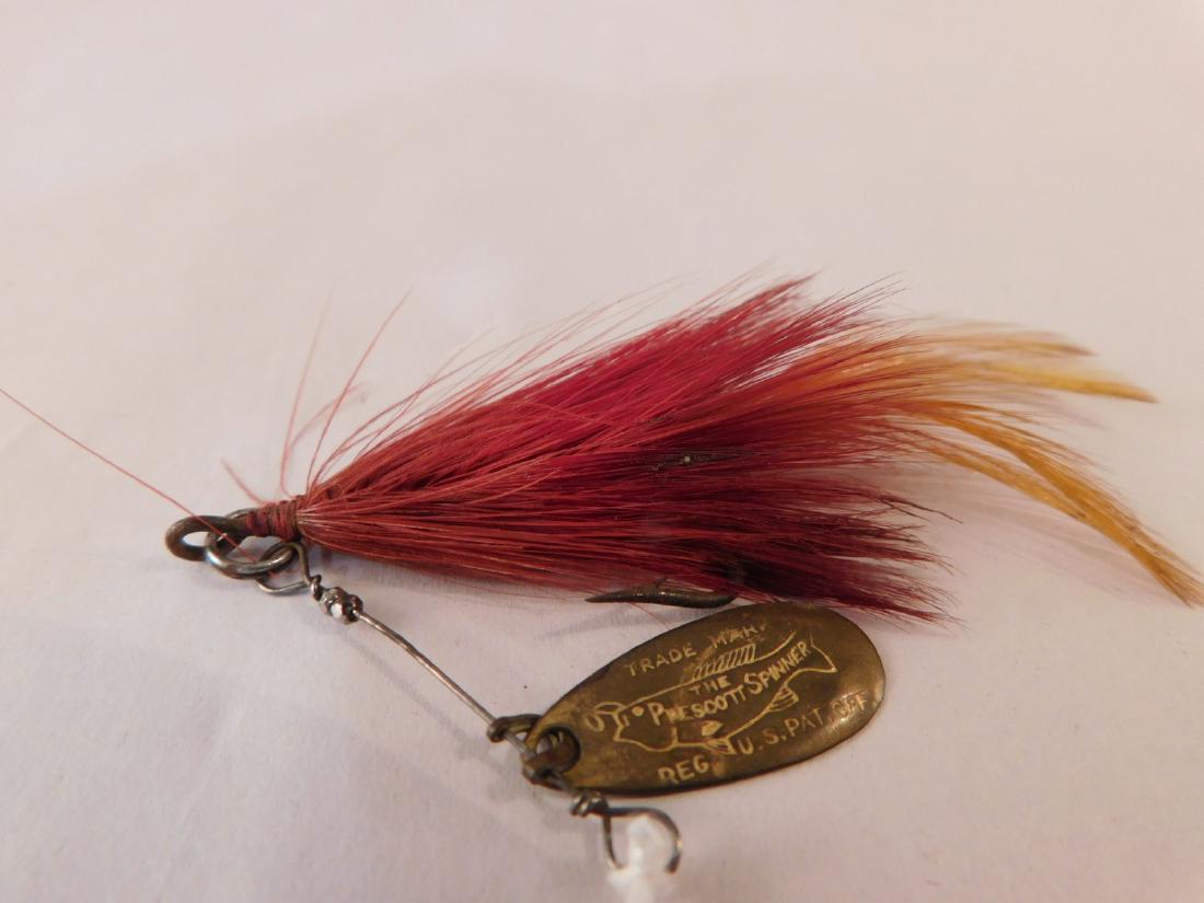 ST PAULS 10000 LAKES PRESCOTT SPINNER 1940 FISHING LURE: ST PAULS 10000 LAKES PRESCOTT SPINNER 1940 FISHING LURE (YES, WE SHIP!)