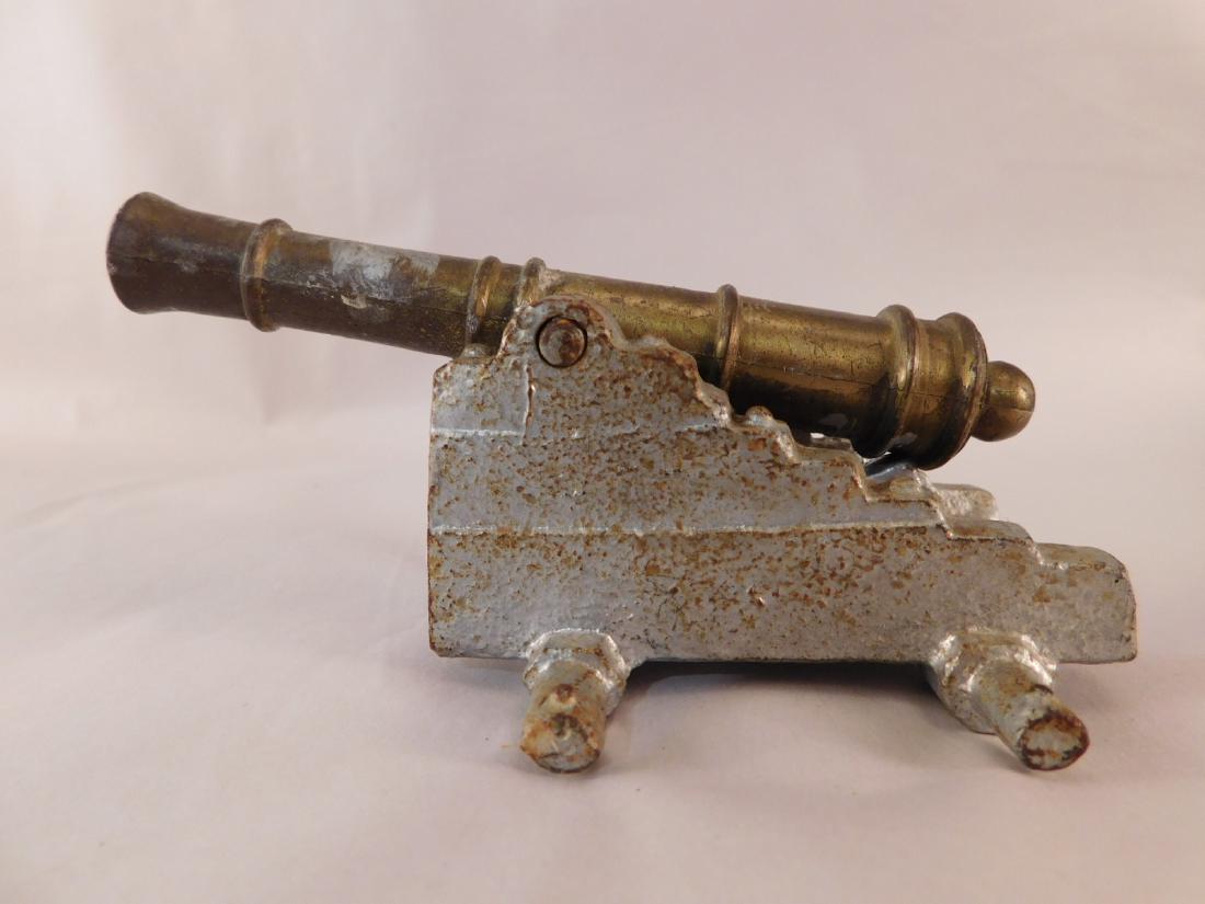 BRASS LARGE CANNON TOY (1 of 2)