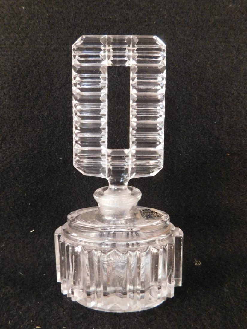 GLASS ORNATE PERFUME BOTTLE ANTIQUE VINTAGE (1 of 3)