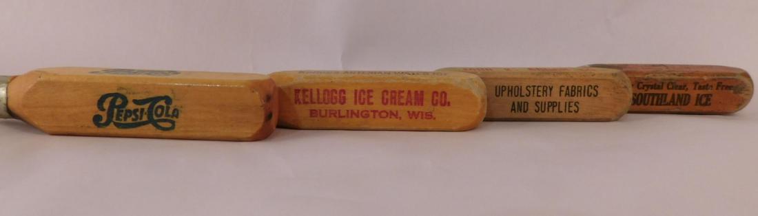 VINTAGE ICE PICKS WOODEN ADVERTISING (YES, WE SHIP!) (1 of 3)