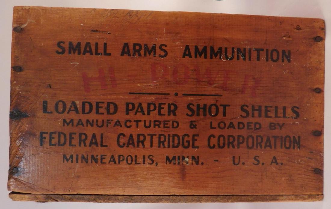 ADVERTISING SMALL ARM AMMUNTION FEDERAL CARTRIDGE CORP (1 of 4)
