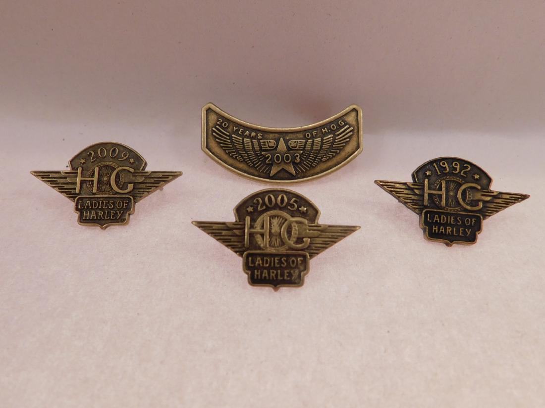 HARLEY DAVIDSON H.O.G. JEWELRY PINS (1 of 4)