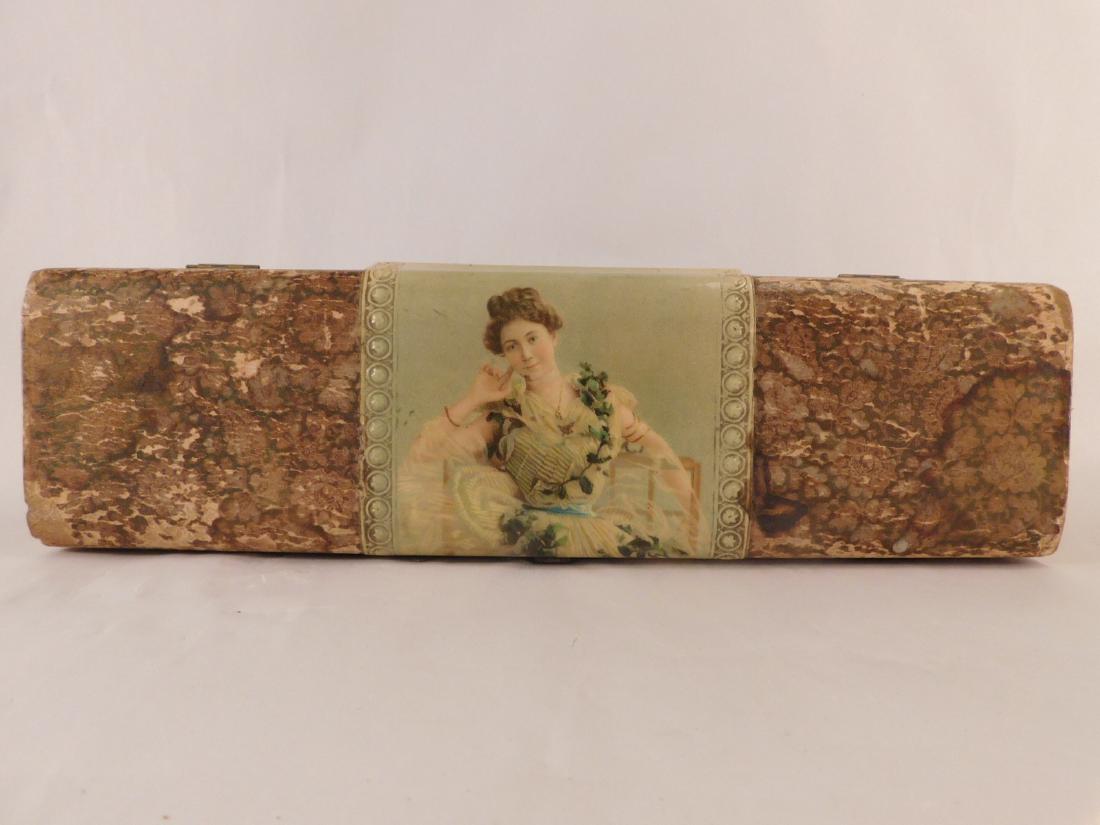 VICTORIAN LADIES GLOVE BOX    VINTAGE ANTIQUE (1 of 6)