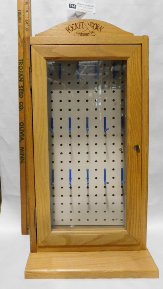 CASE XX KNIVES WOODEN DISPLAY CASE (YES, WE SHIP!) (1 of 3)