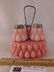 PINK SATIN GLASS TEARDROP BULGING CONDIMENT SET 1800'S - 2