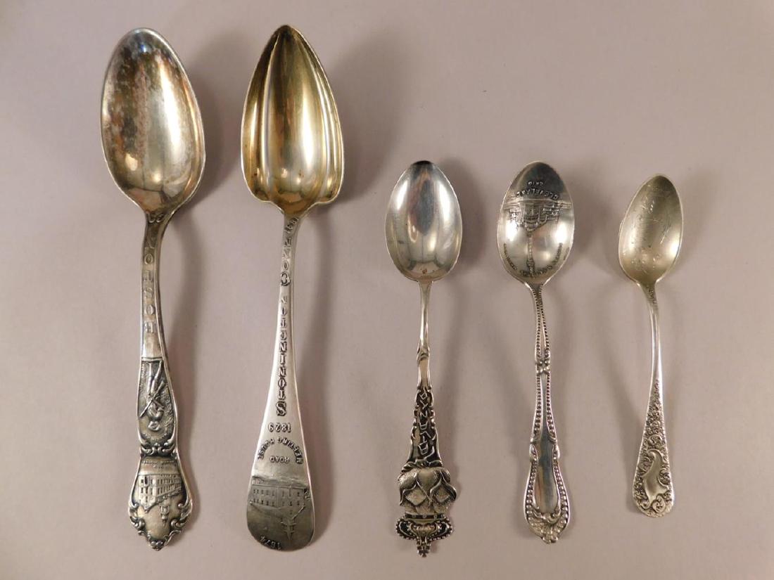 STERLING SILVER 81 GRAMS SOUVINIER SPOONS 2.9 OZ (1 of 3)