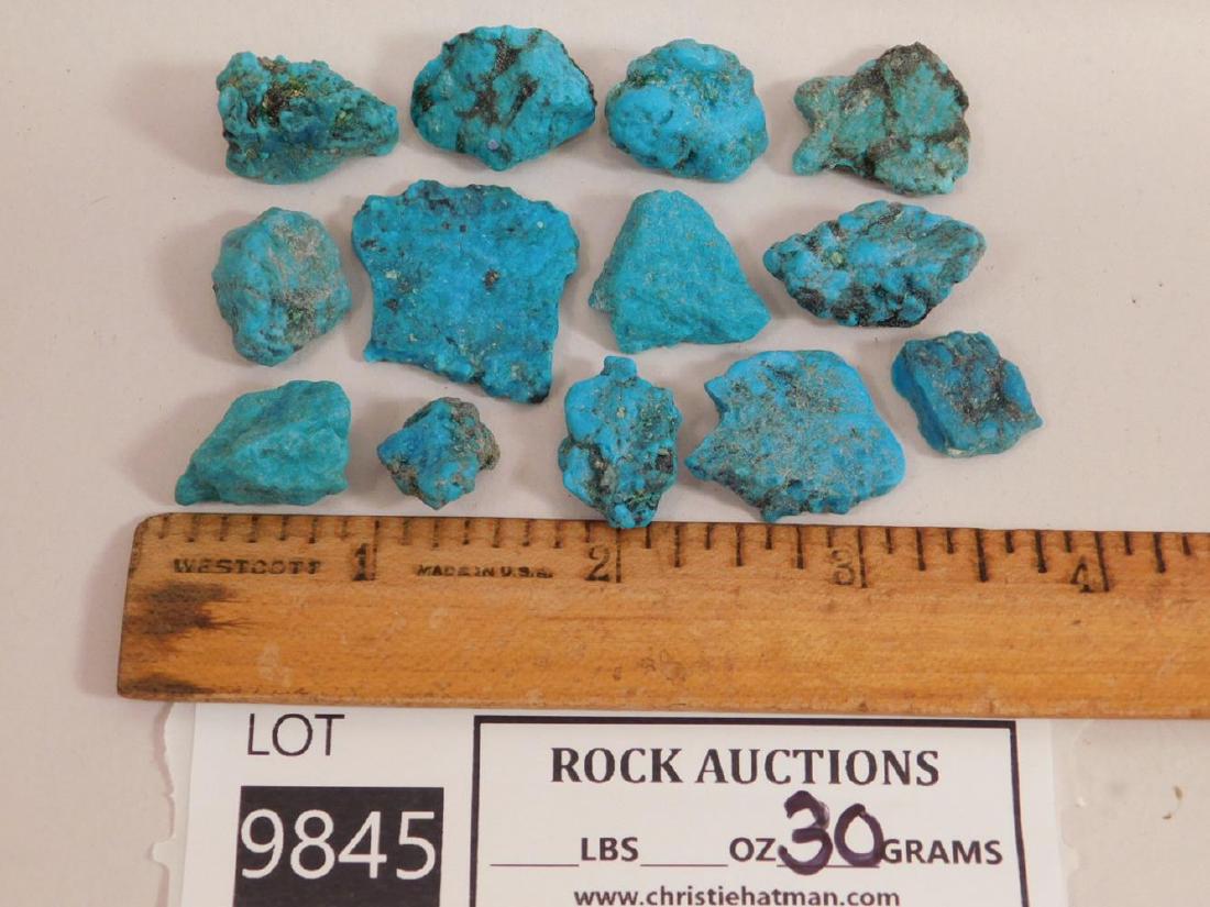 ROUGH TURQUOISE ROCK STONE LAPIDARY SPECIMEN (YES, WE (1 of 2)