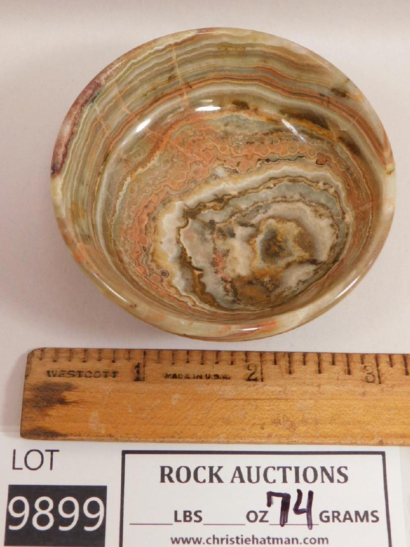 STONE BOWL ROCK STONE LAPIDARY SPECIMEN (YES, WE SHIP!) (1 of 3)