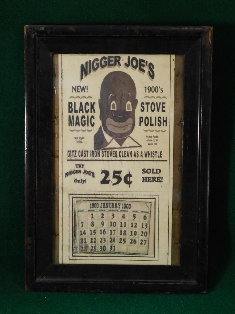 VINTAGE BLACK MEMORABILIA BLACK MAGIC STOVE POLISH (1 of 2)