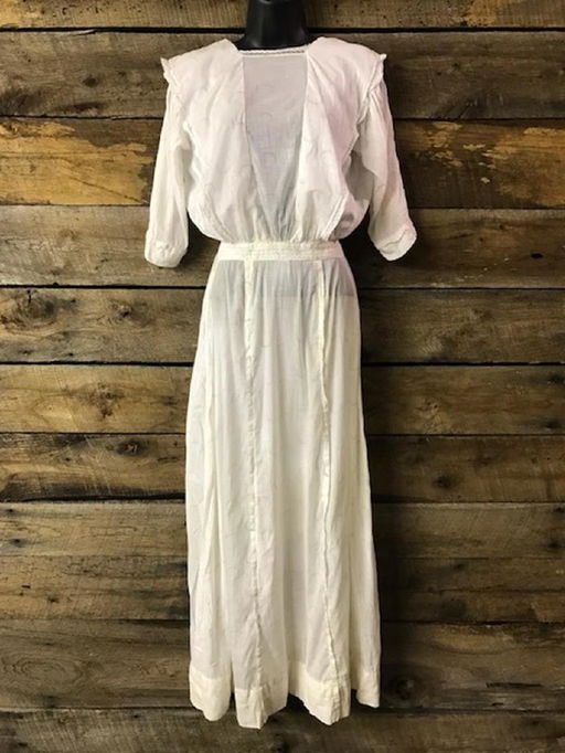 1800 S Vintage Dress Cotton Tiny Waste Jan 07 2019 Col