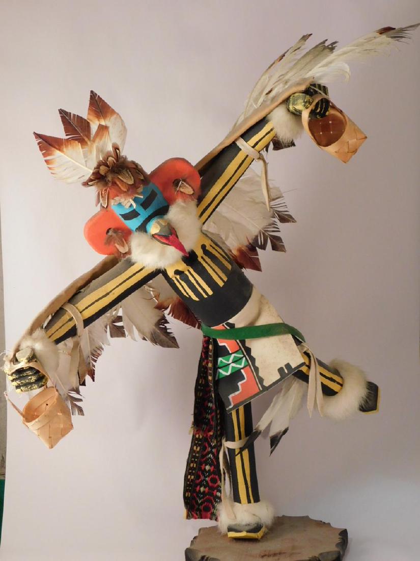 KACHINA DOLL SIGNED INDIAN NATIVE AMERICAN ANTIQUE: KACHINA DOLL SIGNED INDIAN NATIVE AMERICAN ANTIQUE VINTAGE COLLECTIBLE