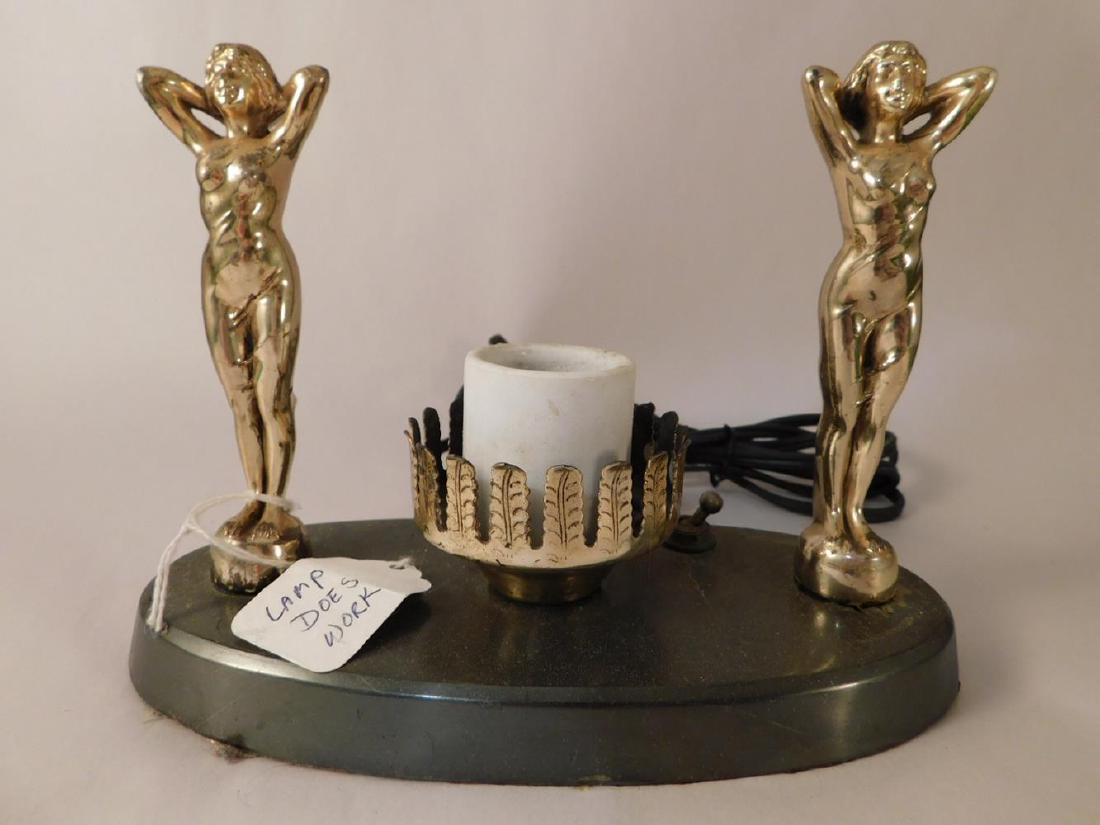 ART DECO NUDE FIGURAL LAMP ANTIQUE VINTAGE: ART DECO NUDE FIGURAL LAMP ANTIQUE VINTAGE
