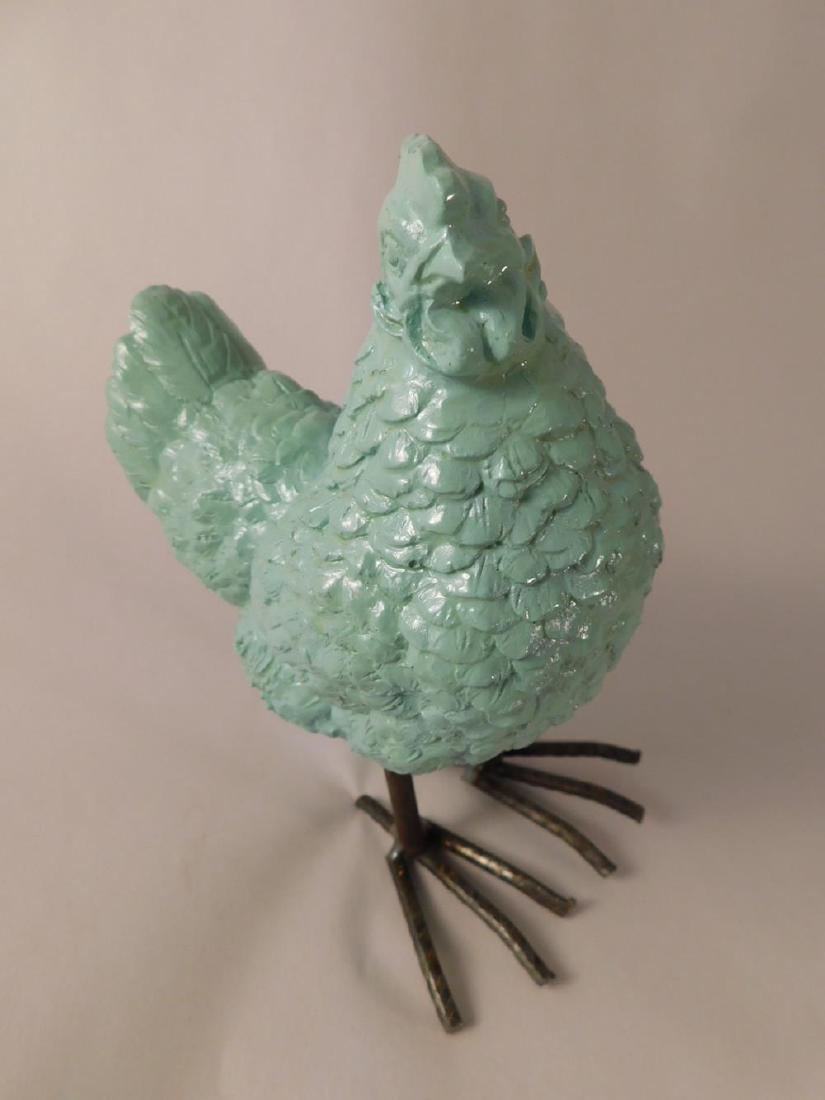 TURQUOISE CHICKEN ANTIQUE VINTAGE COLLECTIBLE: TURQUOISE CHICKEN ANTIQUE VINTAGE COLLECTIBLE
