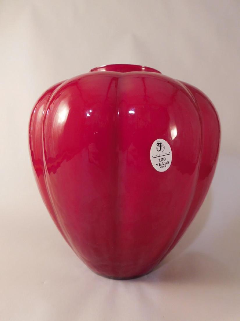 GINGER JAR 100TH ANIVERSARY $150 RETAIL FENTON ART: GINGER JAR 100TH ANIVERSARY $150 RETAIL FENTON ART GLASS USA HANDPAINTED