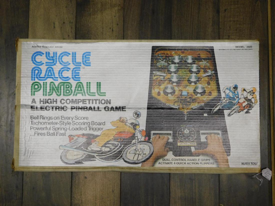 CYCLE RACE PINBALL VINTAGE TOY ANTIQUES AND: CYCLE RACE PINBALL VINTAGE TOY ANTIQUES AND COLLECTIBLES
