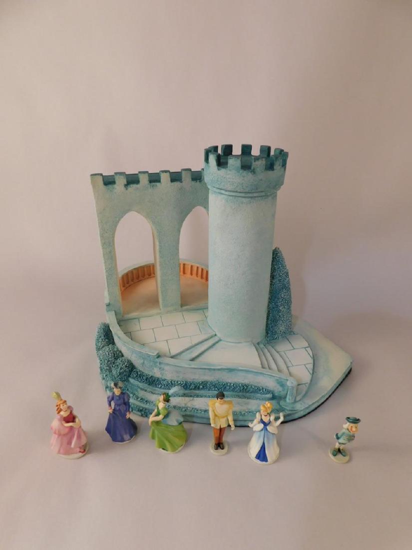 RARE COMPLETE GOEBEL DISNEY CINDERELLA'S DREAM CASTLE: RARE COMPLETE GOEBEL DISNEY CINDERELLA'S DREAM CASTLE OLSZEWSKI MINIATURES