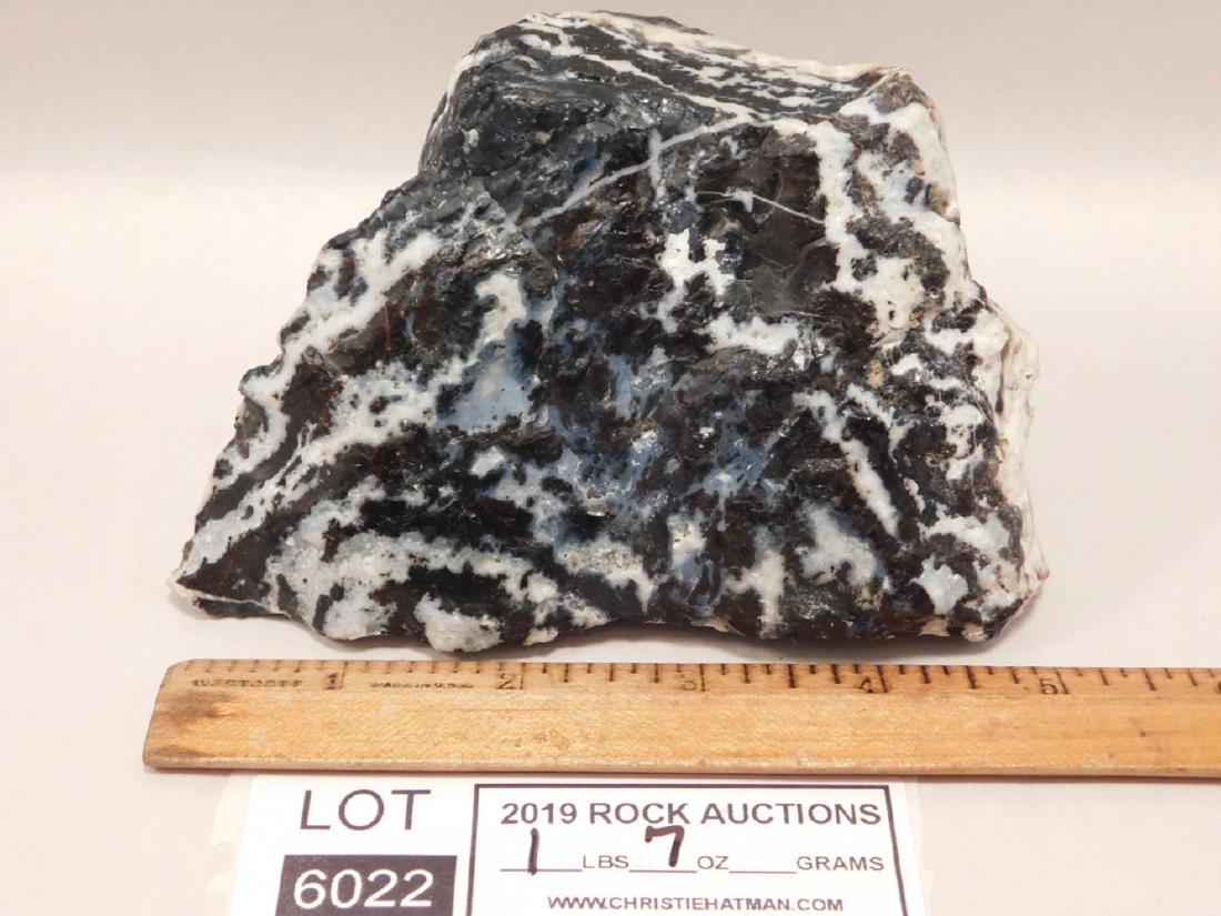 ZEBRA ROCK STONE LAPIDARY SPECIMEN: ZEBRA ROCK STONE LAPIDARY SPECIMEN