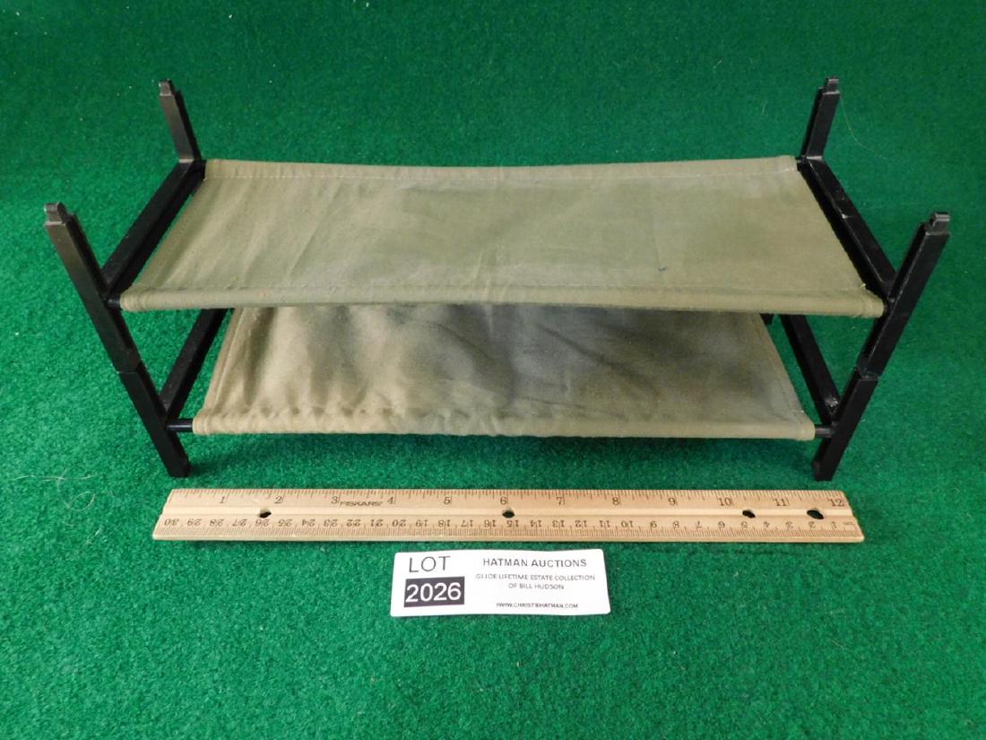 2 BUNKS MARKED HASBRO 1960'S GI JOE ACCESSORIES: 2 BUNKS MARKED HASBRO