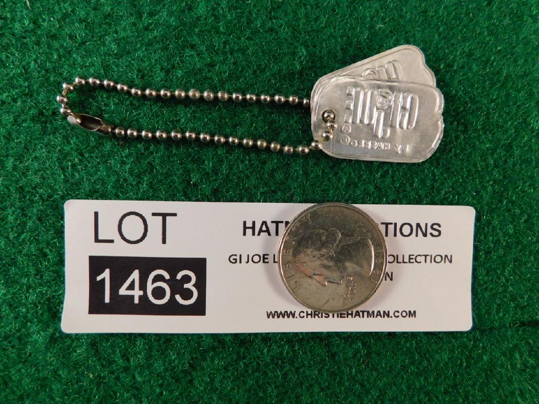 (2) HASBRO DOG TAGS (1) CHAIN: (2) HASBRO DOG TAGS (1) CHAIN