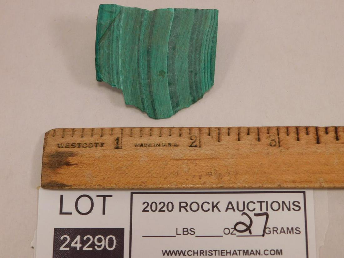 MALACHITE ROCK STONE LAPIDARY SPECIMEN: MALACHITE ROCK STONE LAPIDARY SPECIMEN