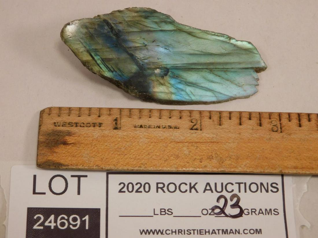LABRADORITE ROCK STONE LAPIDARY SPECIMEN: LABRADORITE ROCK STONE LAPIDARY SPECIMEN