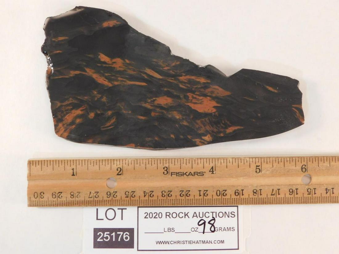OBSIDIAN ROCK STONE LAPIDARY SPECIMEN: OBSIDIAN ROCK STONE LAPIDARY SPECIMEN