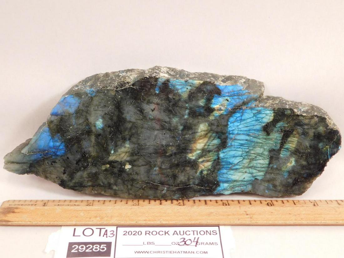 LABRADORITE ROCK STONE LAPIDARY SPECIMEN: LABRADORITE ROCK STONE LAPIDARY SPECIMEN