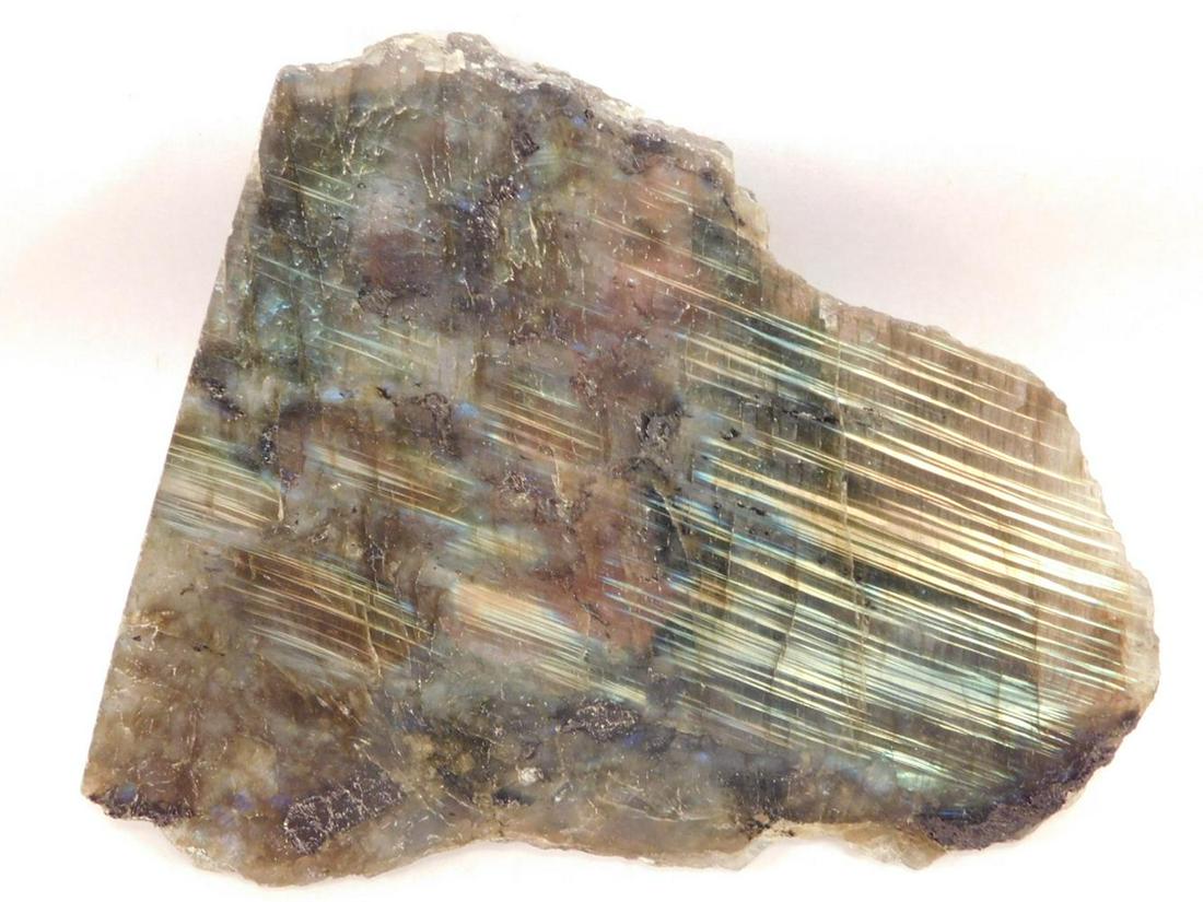 LABRADORITE ROCK STONE LAPIDARY SPECIMEN: LABRADORITE ROCK STONE LAPIDARY SPECIMEN