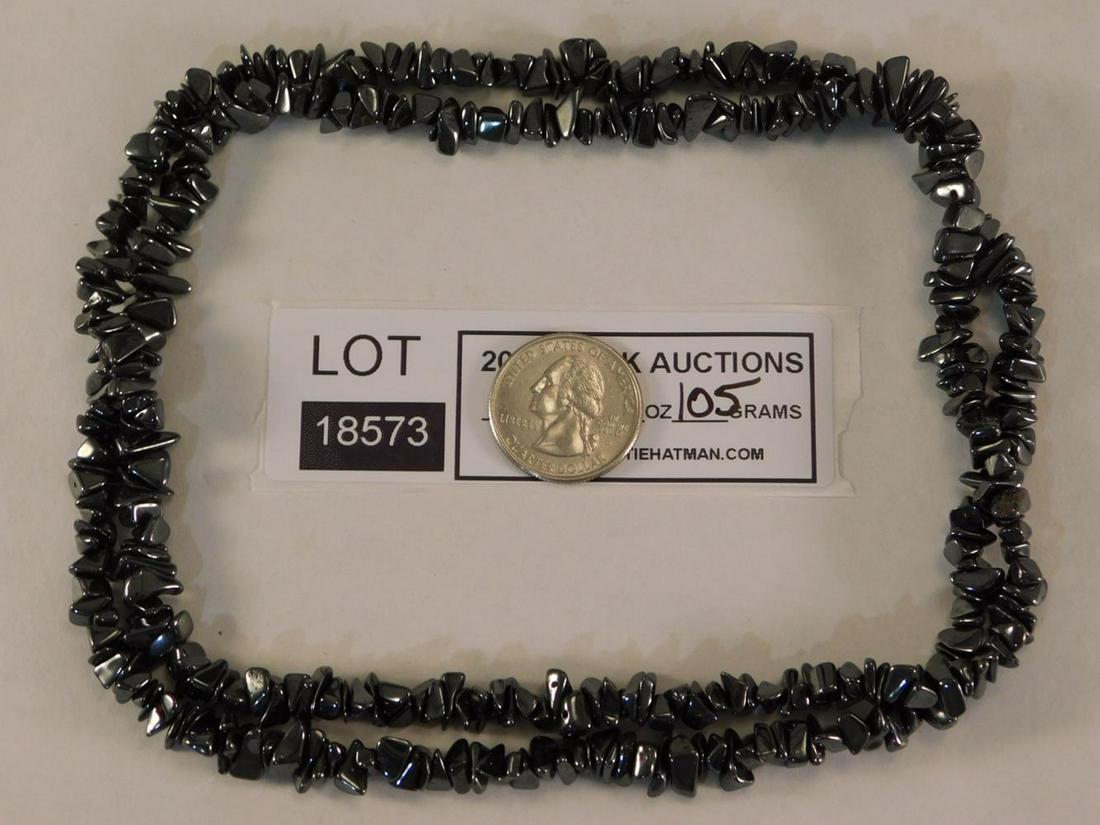 HEMATITE BEADS ROCK STONE LAPIDARY SPECIMEN: HEMATITE BEADS ROCK STONE LAPIDARY SPECIMEN