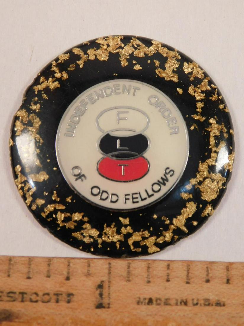 ODD FELLOWS CABOCHON: ODD FELLOWS CABOCHON