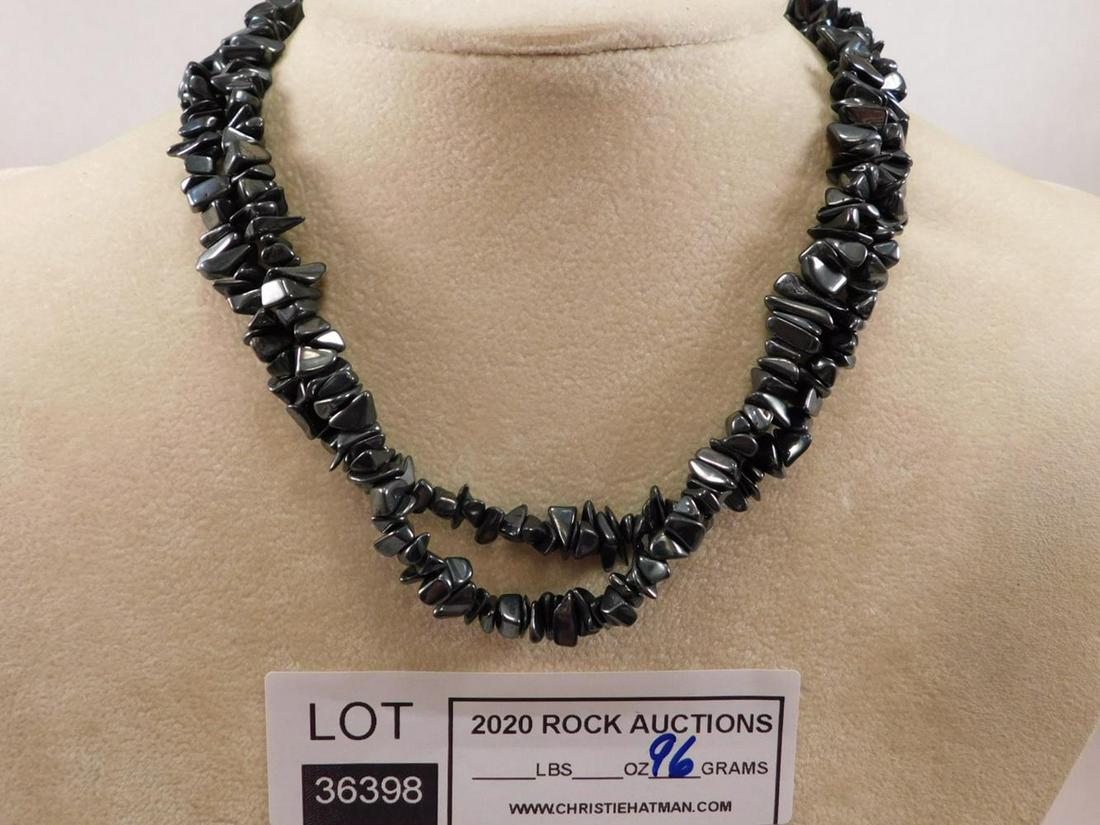 HEMATITE BEADS ROCK STONE LAPIDARY SPECIMEN: HEMATITE BEADS ROCK STONE LAPIDARY SPECIMEN