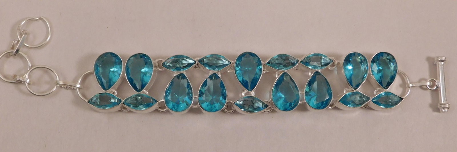 TOPAZ SILVER BRACELET: TOPAZ SILVER BRACELET