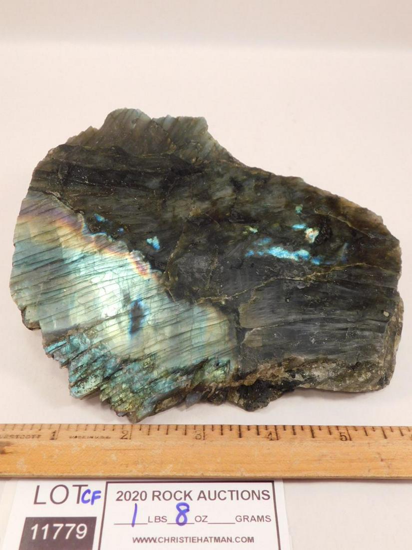 LABRADORITE ROCK STONE LAPIDARY SPECIMEN: LABRADORITE ROCK STONE LAPIDARY SPECIMEN