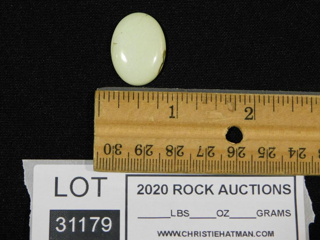 LEMON CHRYSOPRASE CABOCHON ROCK STONE LAPIDARY SPECIMEN: LEMON CHRYSOPRASE CABOCHON ROCK STONE LAPIDARY SPECIMEN