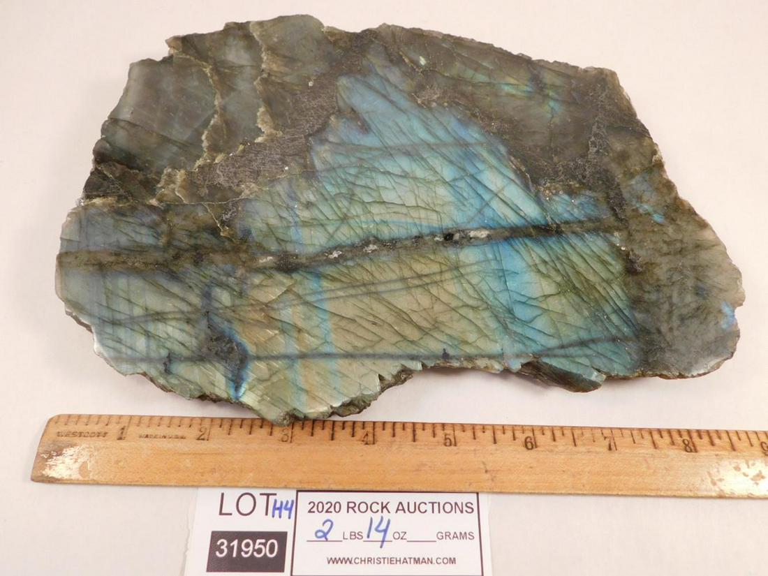 LABRADORITE ROCK STONE LAPIDARY SPECIMEN: LABRADORITE ROCK STONE LAPIDARY SPECIMEN