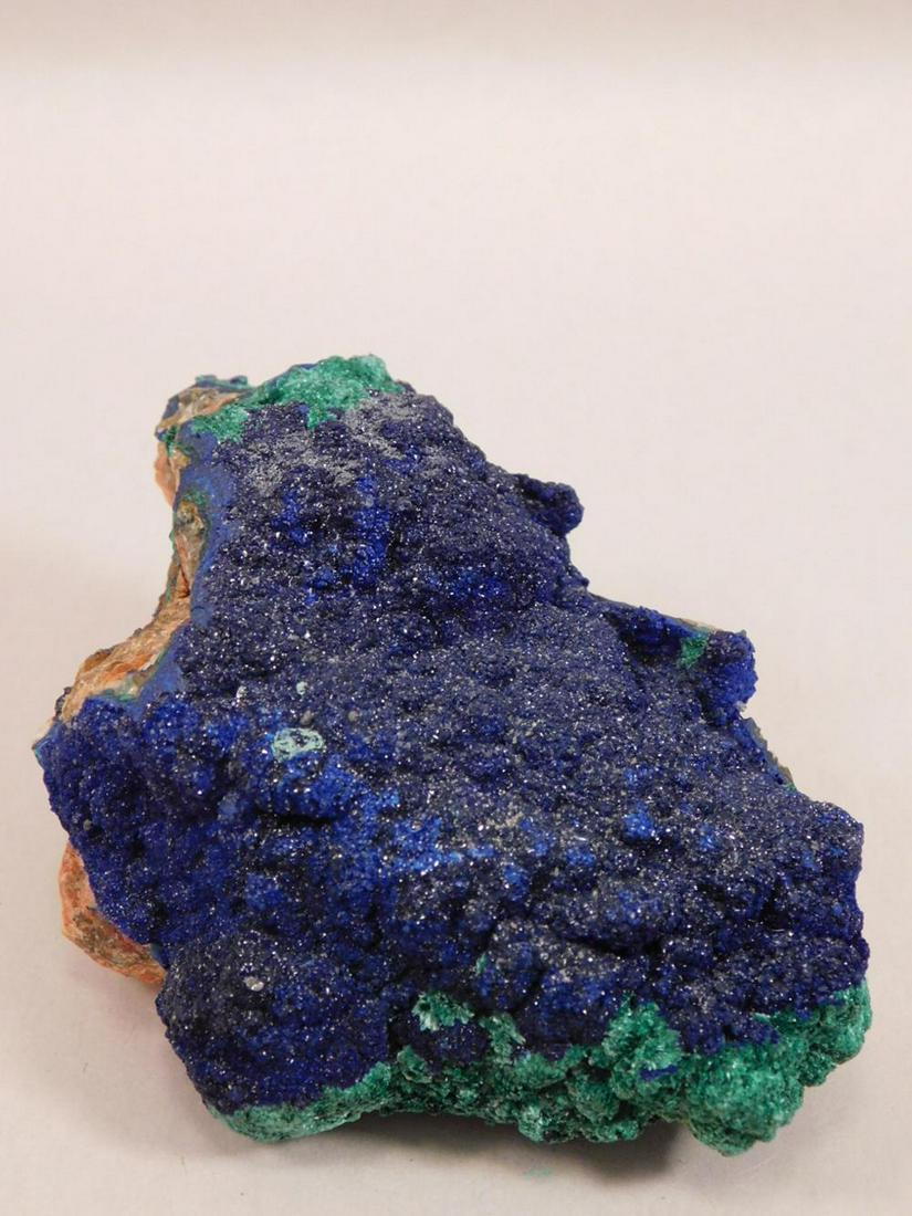 AZURITE AND MALACHITE ROCK STONE LAPIDARY SPECIMEN: AZURITE AND MALACHITE ROCK STONE LAPIDARY SPECIMEN