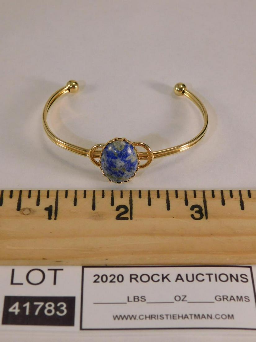 SODALITE CABOCHON BRACELET ROCK STONE LAPIDARY SPECIMEN: SODALITE CABOCHON BRACELET ROCK STONE LAPIDARY SPECIMEN