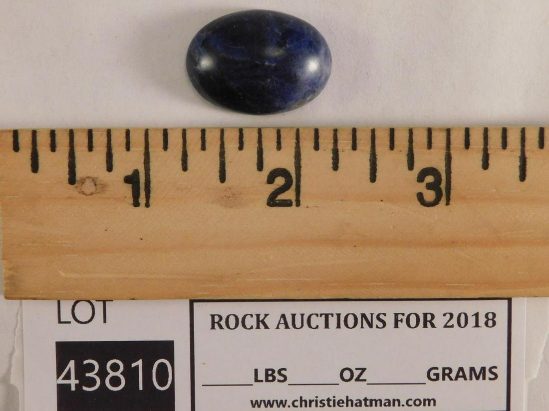 SODALITE CABOCHON ROCK STONE LAPIDARY SPECIMEN: SODALITE CABOCHON ROCK STONE LAPIDARY SPECIMEN