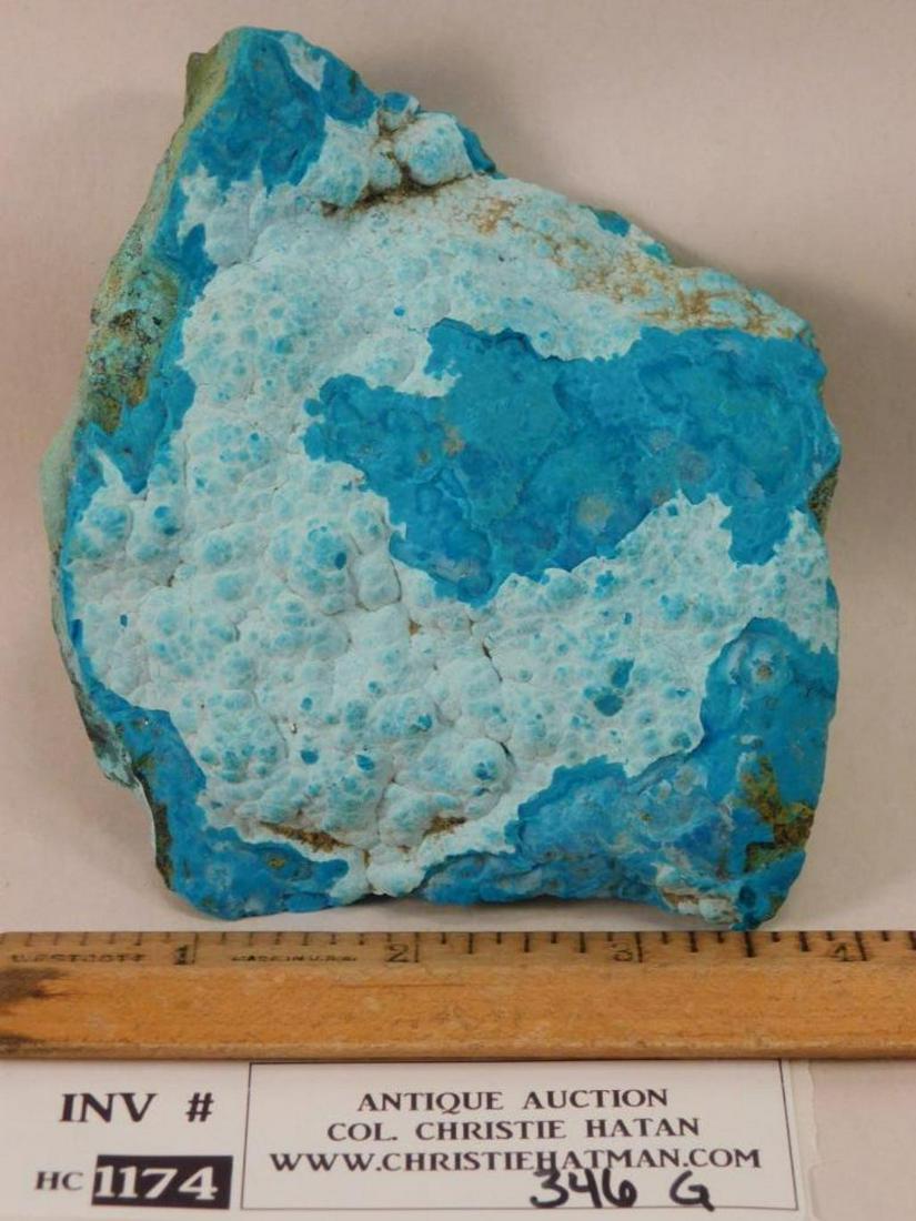 CHRYSOCOLLA AND MALACHITE ROCK STONE LAPIDARY SPECIMEN (1 of 3)