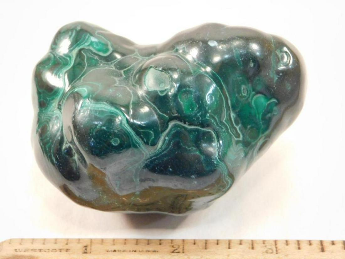 MALACHITE GREAT PATTERN   ROCK STONE LAPIDARY SPECIMEN (1 of 3)